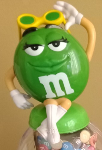 Green sweet candy - &, m