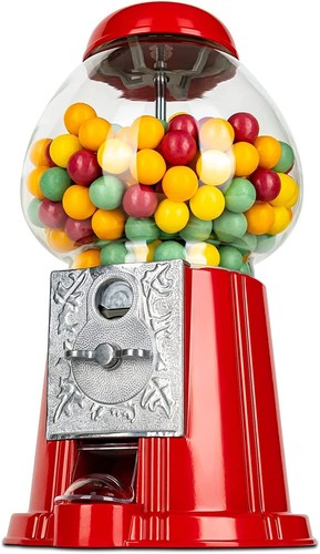 Inch metal gumball machine - inch,