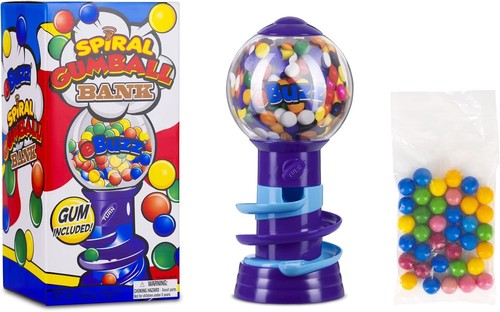 Classic spiral gumball machine - gumball,