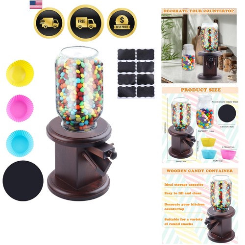 Wooden candy dispenser - candy, dispenser,