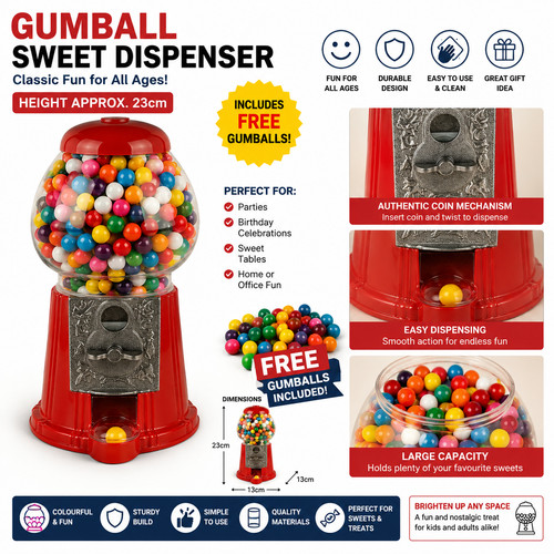 Retro gumball sweet dispenser - gumball,