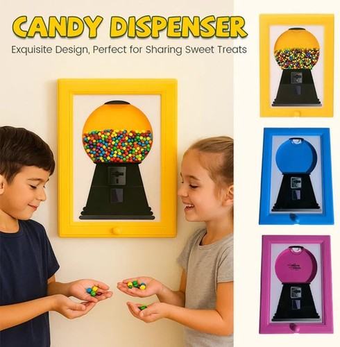 Wall mounted gumball - wall,